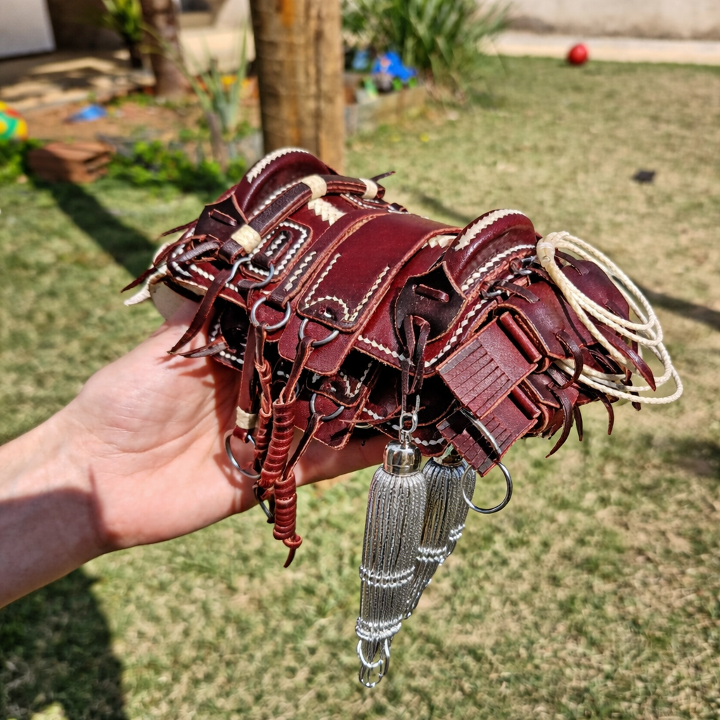 Arreio Banana Miniatura Completo – 100% Artesanal em Couro Legítimo