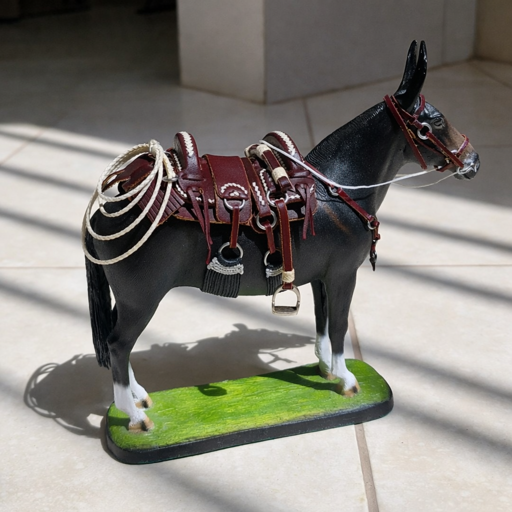 Arreio Banana Miniatura Completo – 100% Artesanal em Couro Legítimo