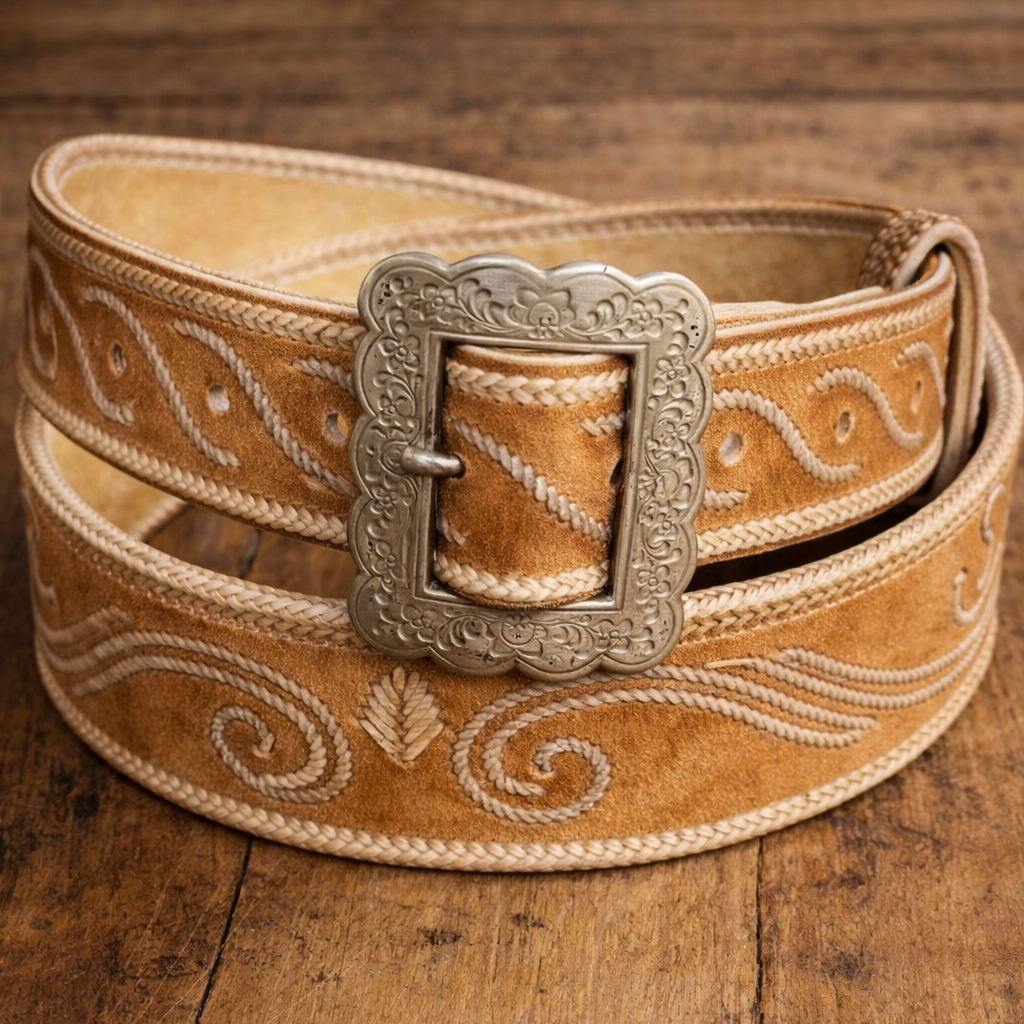 Cinto e chaveiro na alpaca - edição Barretos 2026