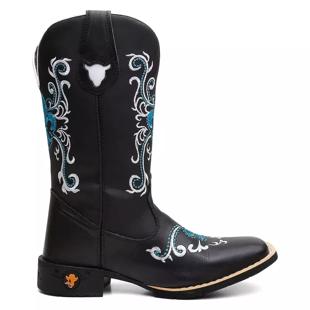 Bota Texana Feminina "Orquídea Azul" - Esporatto